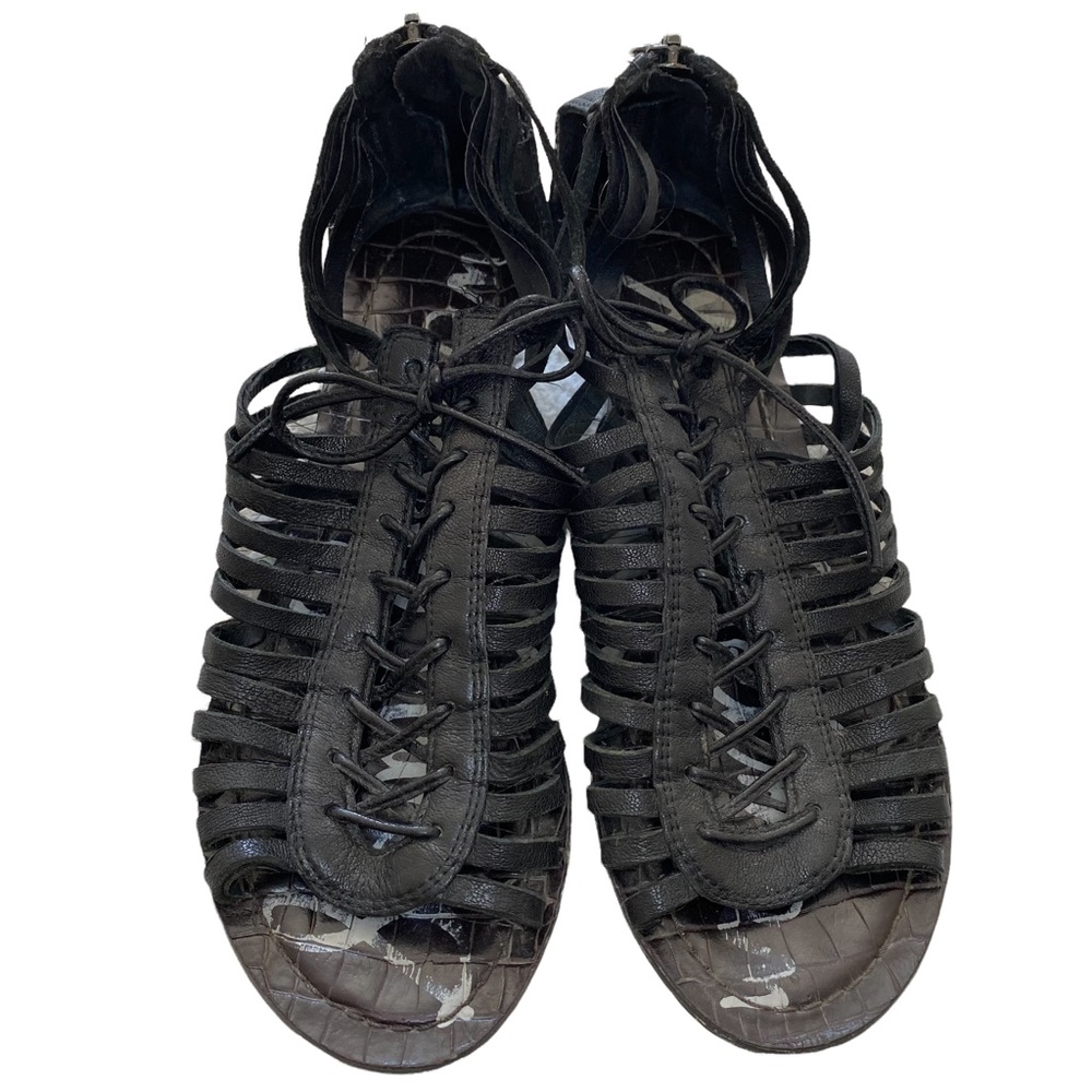 Black Gladiator Sandals